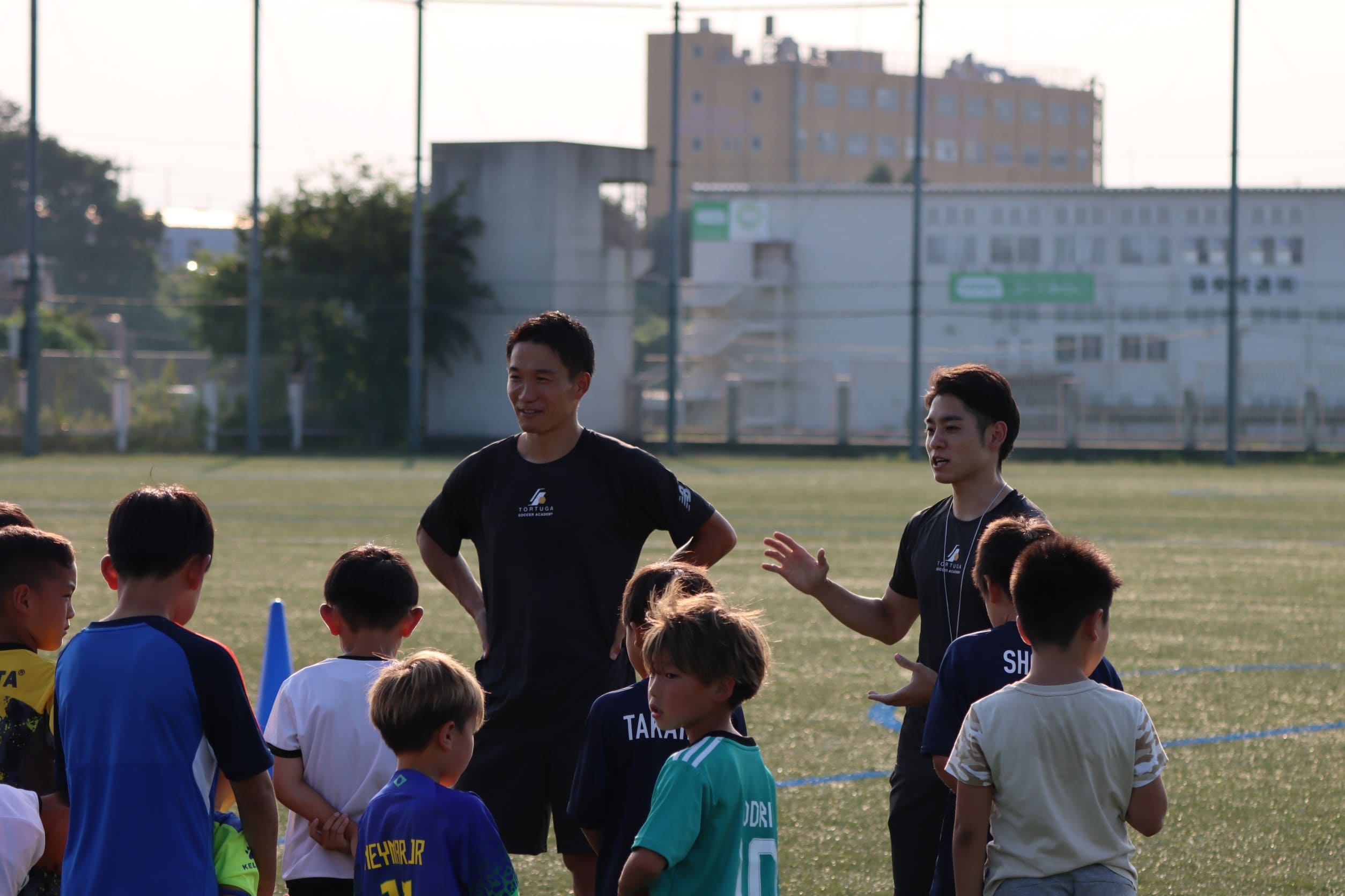 指導している様子